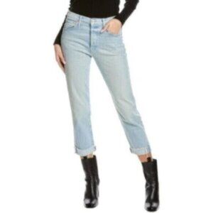 MOTHER 'Superior' Light Wash Cropped High Rise Casual Normcore Ankle Jeans 30